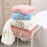 Three-piece set of moon rabbit bath towel, coral velvet towel with hooks, the fabric is soft, skin friendly and not easy to lose hair