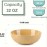 6PCS, Vicrays Ceramic Salad Bowls Set For Kitchen, Serving - 32 Ounce Soup Bowls, Pasta Bowls, Chip Resistant, Dishwasher Microwave Safe, Large, Fluted, Stoneware (yellow)