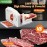 1pc 150W Premium Electric Stainless Steel Meat Slicer - Adjustable 0-15mm Cutting Thickness, Effortless Deli Food, Meat, Vegetables, Fruits Cutting, Ideal for Home, Commercial, and Father's Day Gift Use