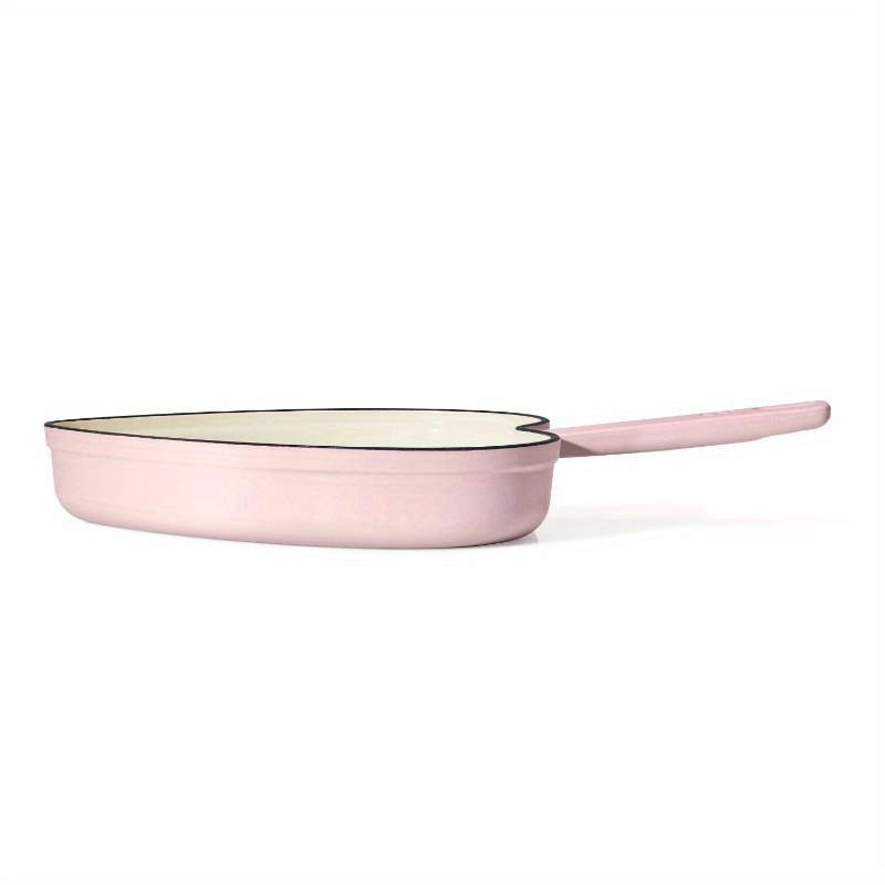 enameled cast skillet by details 4