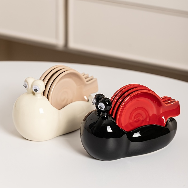 snail dishes home hot pot dipping plates cute creative soy sauce dishes seasoning vinegar plates condiment dishes table decor kitchen essentials details 2