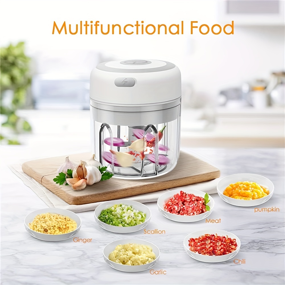 wireless mini electric garlic masher effortlessly mash and for delicious meals details 1