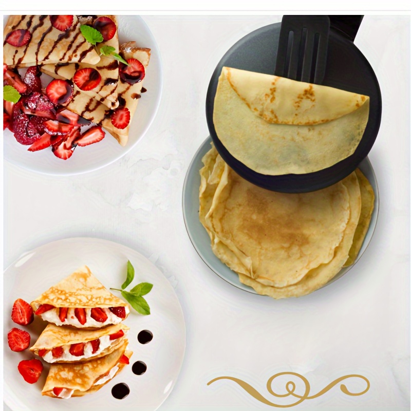 pancake machine home electric baking pan mini pancake machine spring pancake machine automatic muffin machine chicken burrito details 3