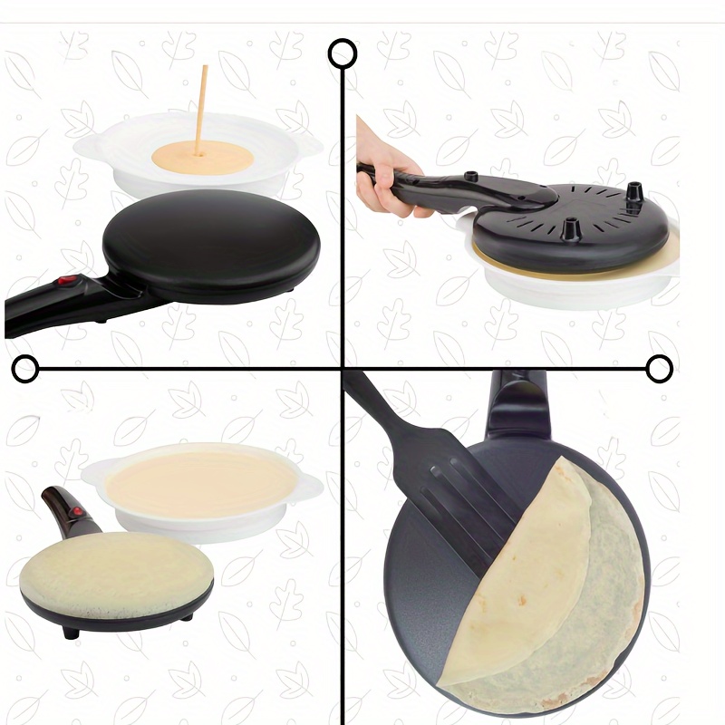 pancake machine home electric baking pan mini pancake machine spring pancake machine automatic muffin machine chicken burrito details 4